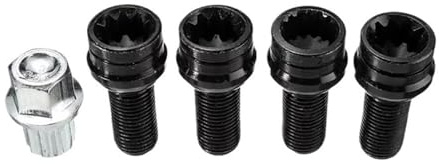 Bulloni per Ruote per VW per Golf per Beetle per Passat M14x1.5 Dadi antifurto per Ruote Set di bulloni 8D0601139F