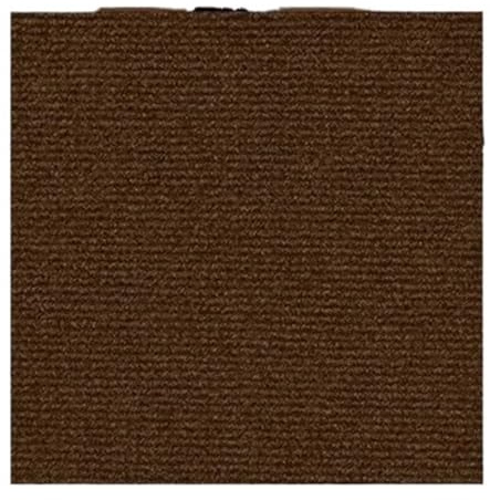 Piastrelle di moquette autoadesive Adesivo for piastrelle fai da te, 30x30 cm, tappetino for moquette spesso, adesivi murali autoadesivi, decorazione for la stanza per Ufficio(Coffee)