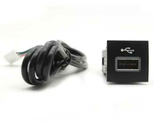 Interruttore Auto USB AUX Console Presa USB Compatibile Con Per Golf 6 Per Jetta MK5 Auto Rapida Per Il Caricatore Audio U-disk Flash QC3.0 Presa Adattatore Di Ingresso