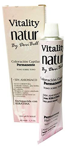 Vitality Naturfarbe ohne Ammoniak + Keratin, 60 ml, Dunkelblond Braun