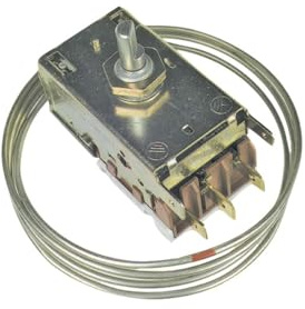 Thermostat Kühlthermostat 3-Sterne-Kühlschrank mit automatischer Abtauung Ranco K59-L2589 920mm Kapillarrohr 3x6,3mm AMP Electrolux AEG General Electric 3ART229A107 Küppersbusch EFS 615008857
