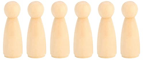 10 stücke 75mm Unvollendete Menschen Formen Holz Menschen Körper Engel Puppen Für DIY Malerei Figur Handwerk, Weiblich, Holz Peg Puppe Körper Malerei Puppe DIY Reparatur Werkzeuge & Kits Zubehör