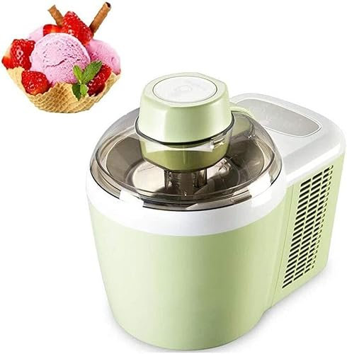 Samnuerly Congélation de la sorbetière, Machine à crème glacée électrique Auto-réfrigérante de 600 ML, pour Les Enfants à la Maison