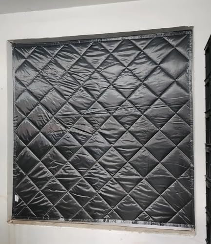 SGSKEIEY Wärmeschutzvorhang Für Fenster Ohne Bohren Thermo Warme Baumwollvorhänge für die Fenster zum Schutz vor Kälte und Wind Winter für Haustür Balkontür Klimaanlage (70x130cm)