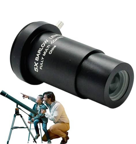 Barlow-lins för teleskop Metall Multi-Coated Månfilter, M42-Gänga,