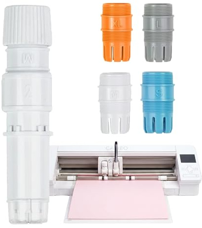 Porte Stylo Silhouette avec adaptateur XL, Blanc, Bleu, Gris et Orange