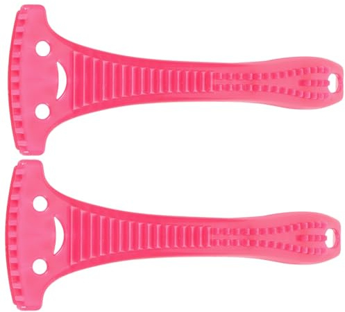 Removedor de Piel Muerta Pies 2 Piezas Abs para Pedicura | Herramienta Compacta y Ligera, Mango Ergonómico, Uso en Casa y Salón, para Mujeres y Personas Mayores