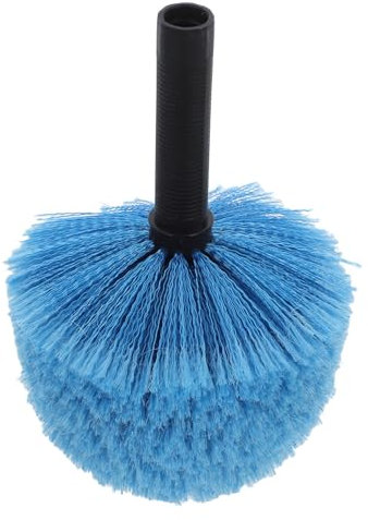 TOPPERFUN Spazzola Per Ragnatele Soffitto Testa Rotonda in Nylon e Pp, Strumento Per Pulizia Angoli Alti e Grondaie, Spolverino Lavabile Per Interni Ed Esterni Casa e Ufficio