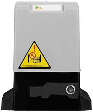 Kit apriporta elettrico per garage con telecomando per installazione fai da te, resistente operatore per cancelli scorrevoli, facile installazione per uso domestico e commerciale