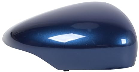 SIXRUN Cappello Specchio Ala di Plastica ABS, Tappo Specchio Retrovisore Laterale Laterale Postro di Retroview Coperchio di Copertura Sostituzione per 2008-2017 (BLUE)
