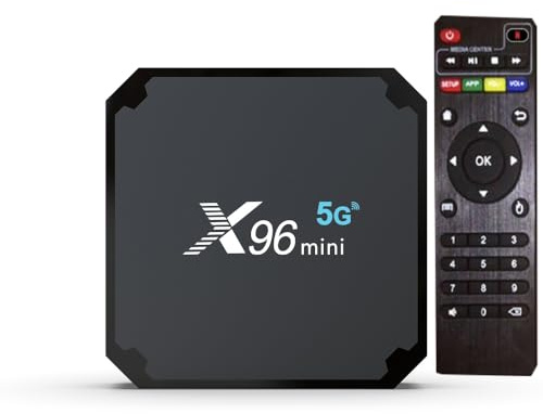 X96mini 5G boitier Android TV - Smart TV Box Android 4K Lecteur Multimedia X96 Mini 5G 2GB/16GB boitier TV Streamers smarters Pro
