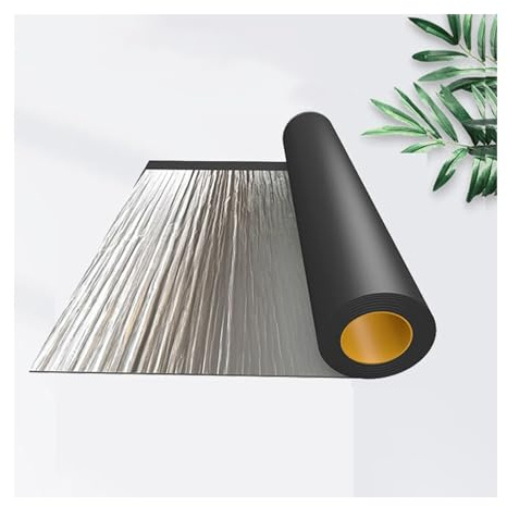 Bitumen Aluband Reparaturband Dichtband,wasserdichte Asphalt-Flicken-Dichtungsbandrolle, schwarzer Beton-Rissversiegeler, UV-beständig, wetterfest und zuverlässig(THK1.2mm/W1*L6m)