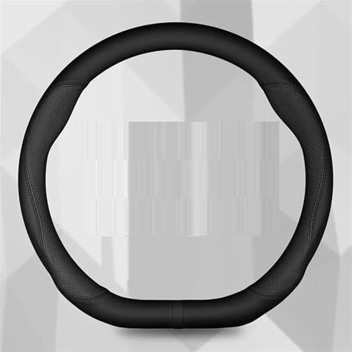 38 cm 15 Zoll Leder-Lenkradbezug Für Audi A1 A3 A4 A5 A6 A7 A8 Q2 Q3 Q5 Q7 Q8 S4 S3 S5 S6 S8 RS6 RS4 Autozubehör(D Black2)