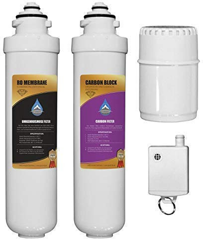 Mountain Fresh Wasserfilterkartuschen Wasserfilter Kartuschen Filter Ersatz Filter Ersatz Set (für Modell mit Wassertank)