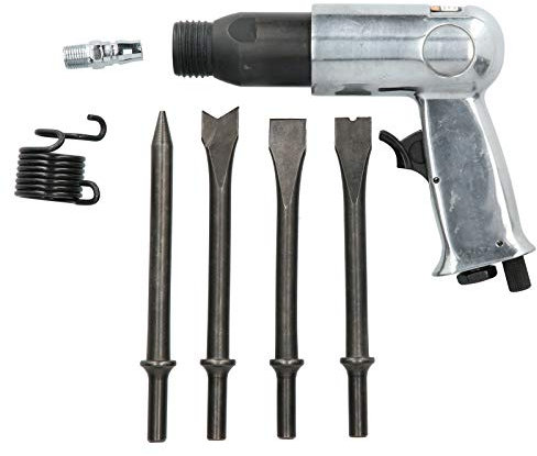 Druckluft-Schaufel, OW-190 Druckluft-Schaufel-Drucklufthammer aus legiertem Stahl mit 4 Meißeln, luftbetriebene Spitzhacken-Kits
