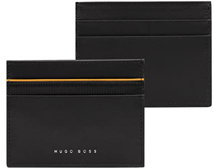 Hugo Boss Unisex Gear Reisezubehör-Kartenhüllen für Reisende, Schwarz/Gelb