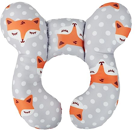 Baby Car Travel Pillow Infant Head Neck Support Pillow Car Seat Cushion Newborn Toddler Car Sleeping Pillow Kids U-shaped Head Neck Protector Pillow Headrest Pillow For Car Seat Pushchair Stroller