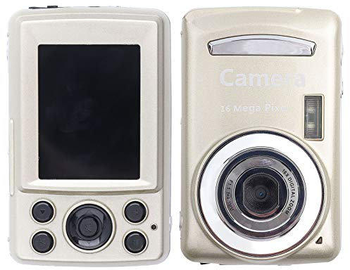 Appareil Photo Numérique, Caméscope Numérique 16MP 16X Zoom HD, Appareil Photo Compact 30FPS 720P avec écran LCD 2,4 Pouces, Vision Nocturne, pour étudiants Garçons Filles