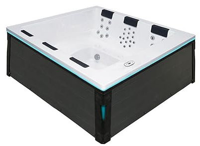 Feuer-Zaun Whirlpool Outdoor 6 Personen Serene 6 Spa Modern Garten Pool