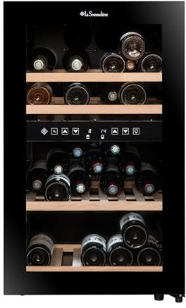 LA SOMMELIERE Cave de mise à température double zone SLS45DZ 45 Bouteilles