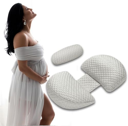 MEIION schlafhimmel Orthopädisches Schwangerschaftskissen 3D Atmungsaktive AIR Schwangerschaftsentlastungskissen Taille Schutz Seite schlafen multifunktionale u-förmige Bauch Unterstützung Kissen