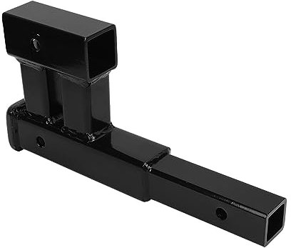 Dual-Hitch-Verlängerung, Dual-Hitch-Adapter, Hinten, Dual-2-Zoll-Anhängerkupplungs-Riser-Kupplungsempfänger, Starke Multifunktionale Anwendung für Geländefahrzeuge