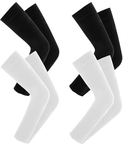 NIEITRK Armstulpen & Arm Sleeves UV-Schutz kühlend für Damen Herren | Armstulpen als Arm Warmers mit UPF 50+, atmungsaktiv, rutschfest, für Sport Gaming Tattoo-Cover, geeignet Sonnenschutz.