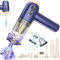 Tiazhan Car Vacuum Cleaner Cordless, 15000Pa Handheld With Powerful Suction, Rechargeable Portable Mini for Pet Hair Home Office With Upgraded LED Display