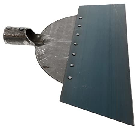 ibasenice Pelle Acier Robuste pour Mur De Maison Pelle à Ciment De Nettoyage Métal Forgé Multifonctionnelle pour Jardinage Et Activités De Plein Air