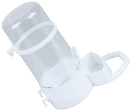 TOGEVAL Automatic Pet Food Dispenser for Hamsters and Hedgehogs Feeder with Transparent Storage Holder Easy to Clean Automatic Feeder for Small Animals Capacity for Convenient Feeding