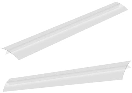 VANZACK 2 pièces Protection Silicone pour Cuisinière Lot de Couvre-espaces Transparents Anti-saleté Résistant Aux Taches pour Joints Entre Four Plaque et Plan de Travail