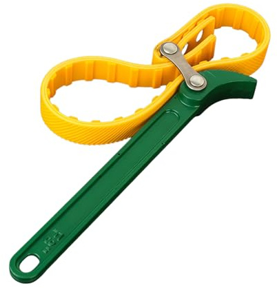 EZVEZS 9inch Strap Wrench Belt Type,Adjustable Rubber Strap Wrench