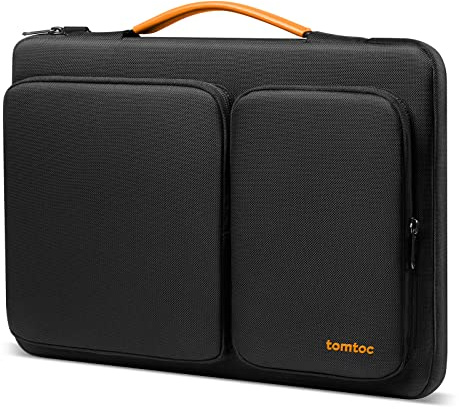 tomtoc 360° laptopfodral för nya 13-tums MacBook Air M5/A3449 (2026), M4/A3240 (2025), M3/M2/M1, 13 MacBook Neo, vattentät notebookväska med handtag, passar även Surface Pro