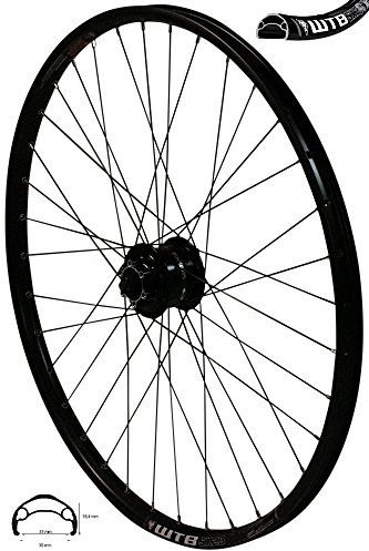 Redondo 26 Zoll Vorderrad DH-3D32 Nabendynamo Laufrad WTB Felge Schwarz Center-Lock Disc