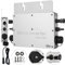 Mophorn 600W 220V Grid-tie Inverter, wasserdichter Solar Power Grid-Tie Micro-Wechselrichter, GTI Wechselrichter WVC Wasserdicht MPPT, Silber