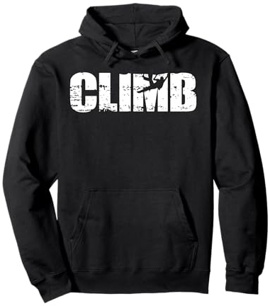 Distressed Look Klettern Geschenk für Kletterer Pullover Hoodie