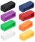 Hemobllo Uhrenarmband Schlaufe - 8 Stück 12mm Silikon Uhrenarmband Halteschlaufe Uhrenarmbandschlaufen Ringe Ersatz Gummi Uhrenarmband Halter Schlaufen für Uhrenarmband