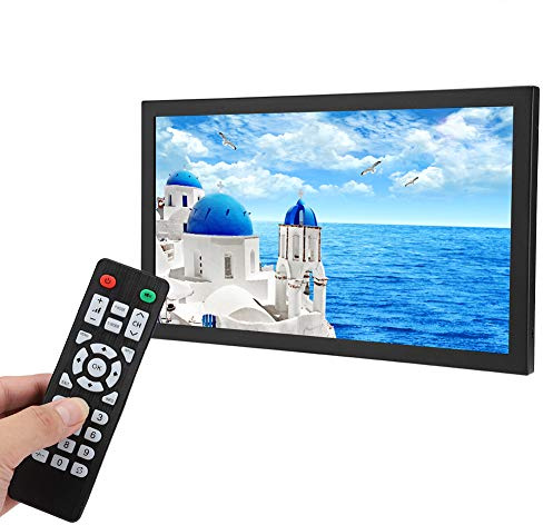 Annadue 13,3 Zoll, 1920 x 1080 Full HD, HDMI/VGA/AV/BNC/USB, Platzsparend, Unterstützung der Wandmontage.(EU)