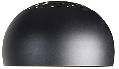 QAZQA Bogenlampe XXL Schirm schwarz,