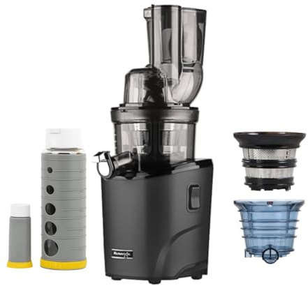 Kuvings|Extracteur de jus REVO830 + kit sorbet smoothie + gourde sous vide | Noir