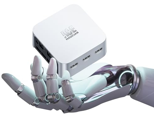 ACEMAGICIAN Mini PC Alder Lake-N 95(Jusqu'à 3,4 GHz) 16Go RAM 1To SSD Micro Ordinateur de Bureau,Office PC,HDMIx3 Typ-C USB 3.0 Dual LAN