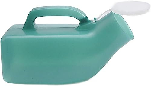 Urinale für Männer von – 1000 ml dicke Kunststoff-Herren-Bedpan-Flasche mit Schraubdeckel – auslaufsichere Urinkammer – Reise-Urin-Sammelbehälter Urinal