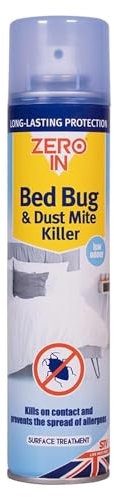 Bed Bug Spray 300ml- Ready to Use Dust Mite Killer Spray Long Protection for Over 2 Weeks Bed Bug Spray for Mattress, Beds & Furniture with Perfectonish Thankyou Sticker Packaging (1)