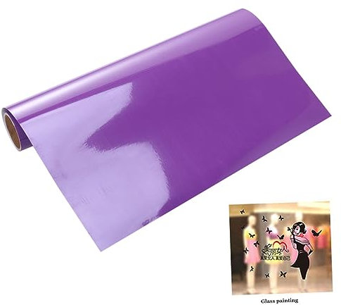 Amosfun Pu Heat Transfer Vinyl Rolle Glänzend Hochwertige Htv Folie Für T-Shirts Sportbekleidung Und Andere Textilien Flexibel Langlebig Und Leicht Zuschneidbar