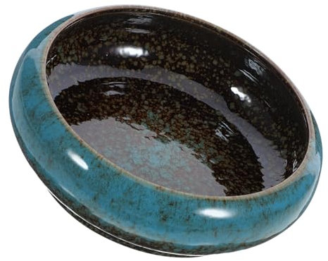 ANDRESLAD 1pieza Maceta Hidropónica Cerámica Azul para Plantas Suculentas y Dalias Diseño Creativo para Jardines Balcones y Oficinas Decoración Elegante y Funcional