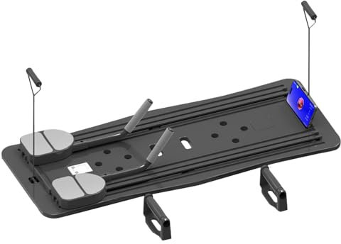 lyanny Reformer Pilates-Maschine, Faltbare Pilates-Board-Maschine für Heimtraining, hochfeste Pilates-Ausrüstung, tragbares Fitness-Board für Damen und Herren