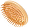 Bamboo Hair Brush, Natural Wooden Scalp Massage Comb for Hair Growth Portable Detangling Brush Scalp Scrubber with Bamboo Pins Mini Hairbrush for Women Men
