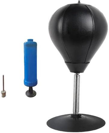 Punchingball Tisch, Boxbirne Schreibtisch, Büro Punching Ball, Anti Frust, 35 x 18 x 13 cm