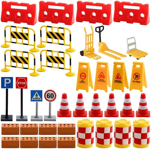 37 Stück Wichtel Zubehör Baustelle,Miniatur Wichtelzubehör Baustelle Set | Wichtel Baustelle Set,für Wichteltür und 1/12 Puppenhaus,DIY Deko Se Geschenk für Puppenhaus