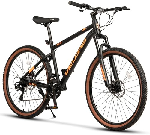 CARPAT SPORT 26 27.5 29 Zoll Mountainbike Fahrrad für Erwachsene, 21 Gang Schaltung, V-Bremsen/Dual-Scheibenbremsen, MTB Herren Damen, Jugendfahrrad